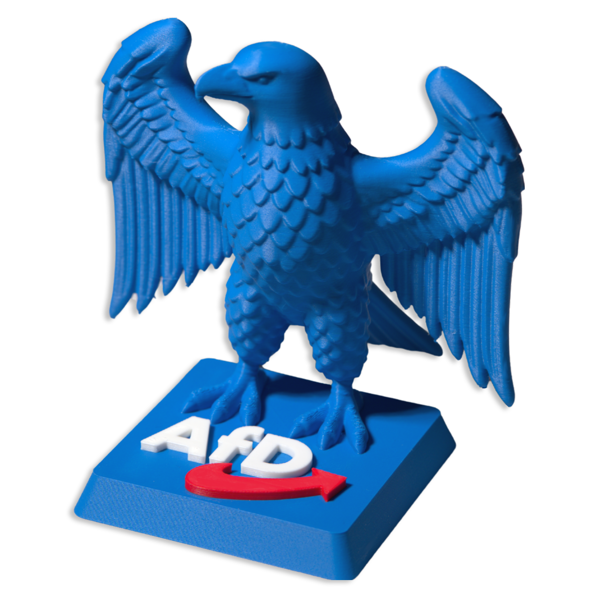 Adler-Figur Blau