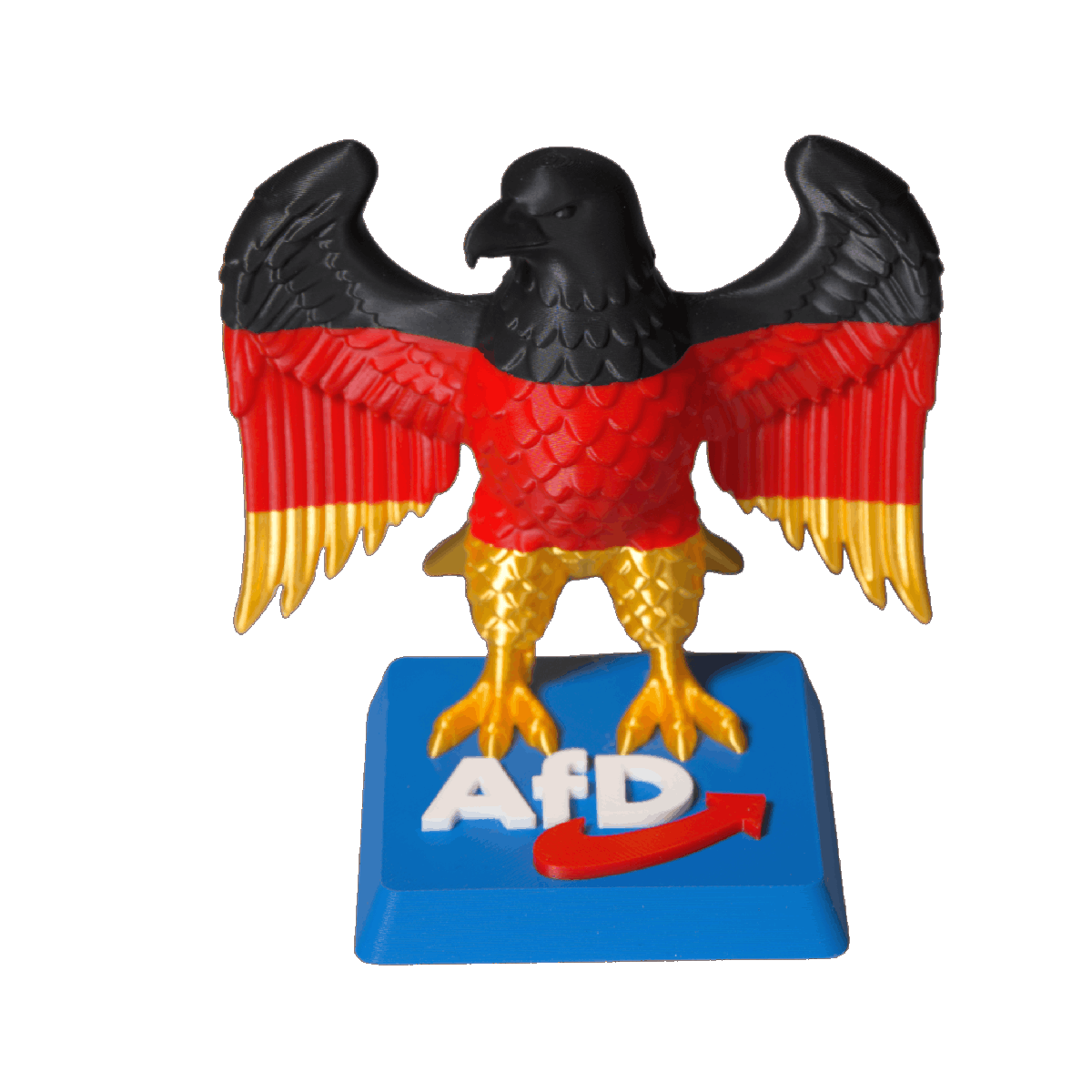 Adler\u002DFigur\u0020Schwarz\u002FRot\u002FGold Adler\u002DFigur\u0020Schwarz\u002FRot\u002FGold