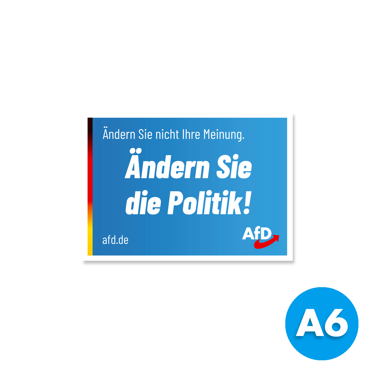 Aufkleber\u0020\u0022\u00C4ndern\u0020Sie\u0020die\u0020Politik\u0021\u0022