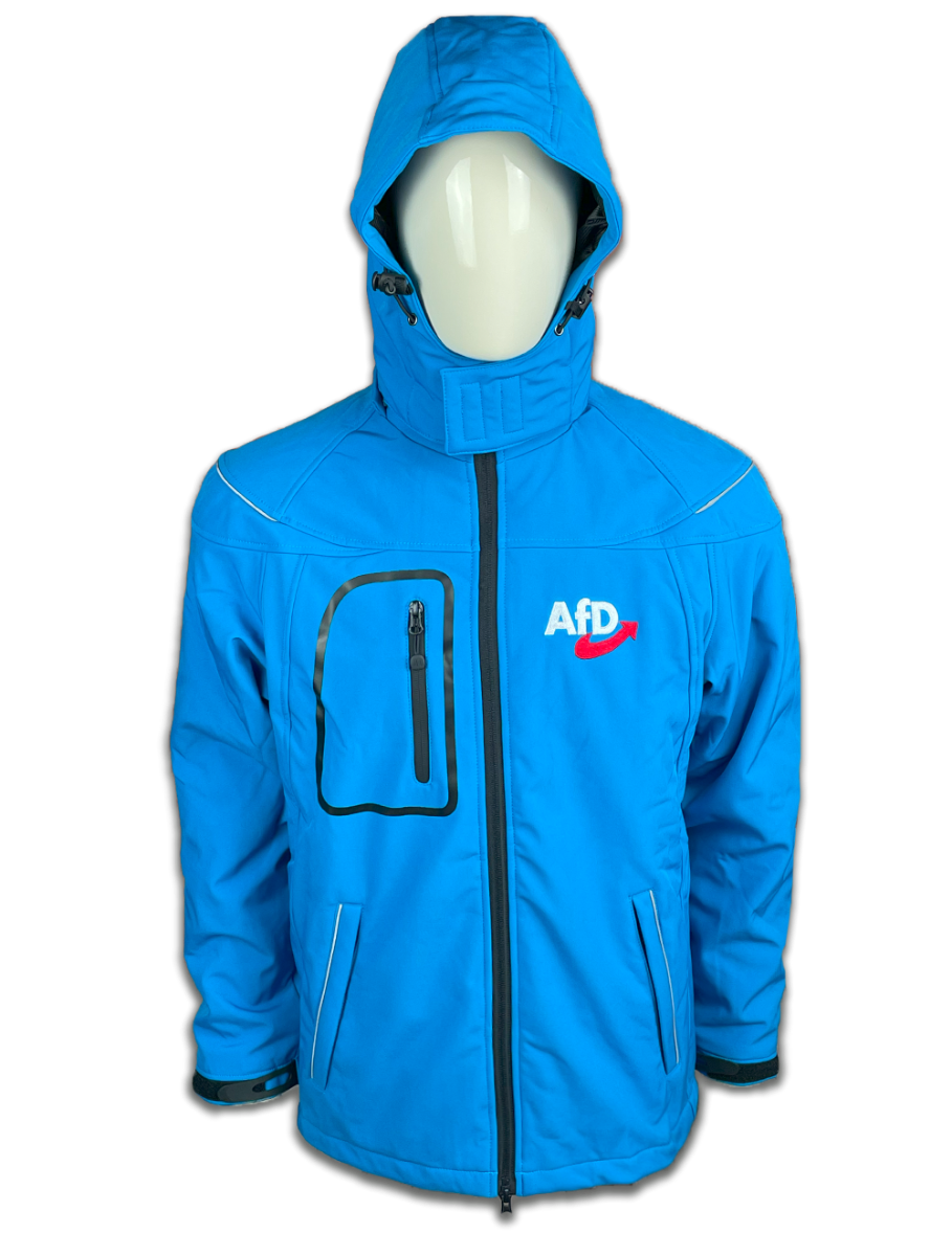 Winter-Softshelljacke bestickt