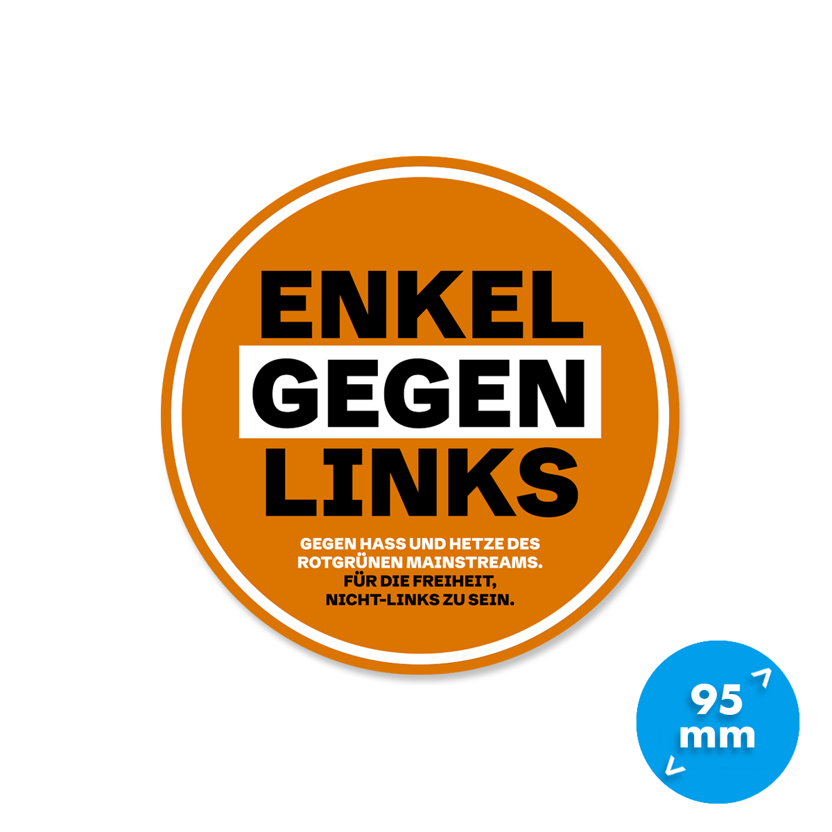 Aufkleber "Enkel gegen Links"