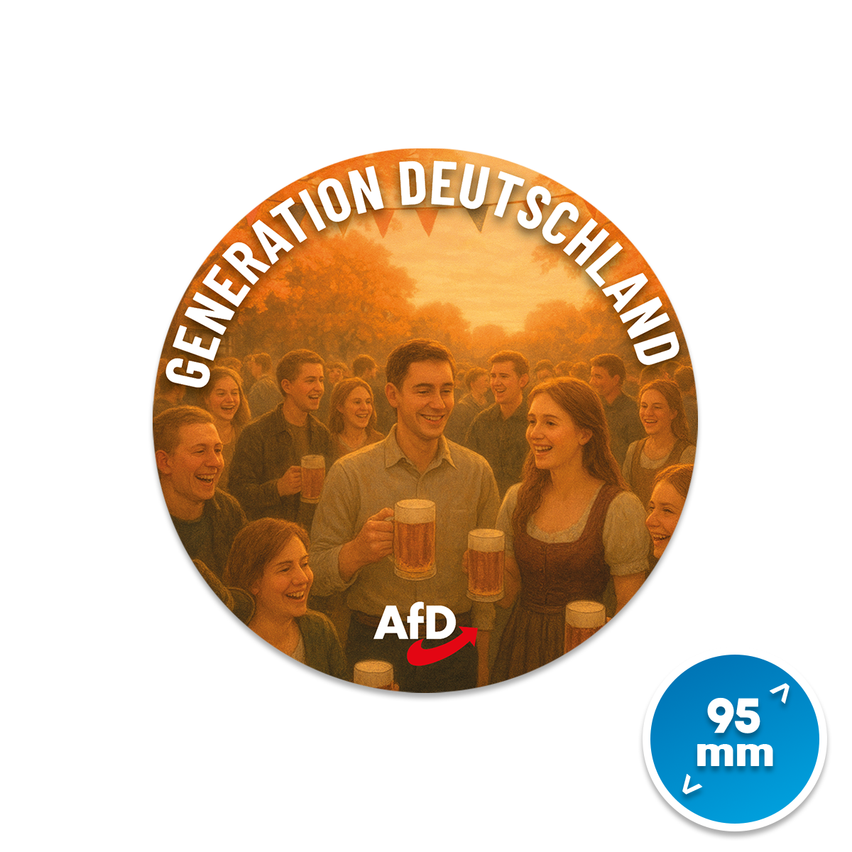 Aufkleber "Generation Deutschland, Volksfest"
