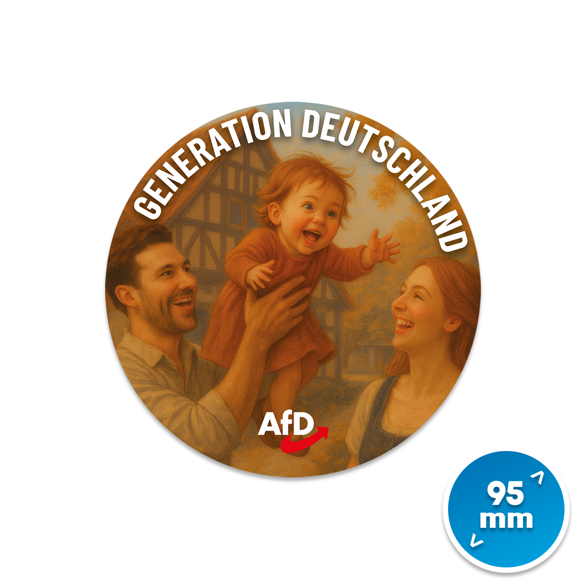 Aufkleber "Generation Deutschland, junge Familie"