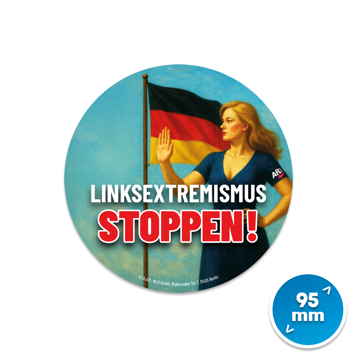Aufkleber "Linksextremismus"