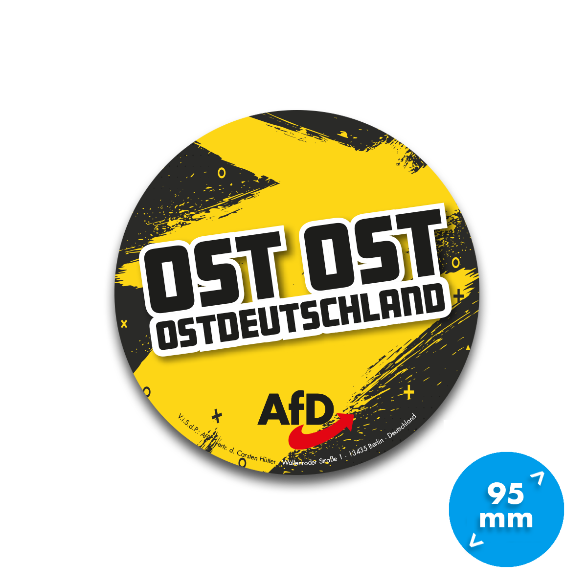 Aufkleber "Ostdeutschland"