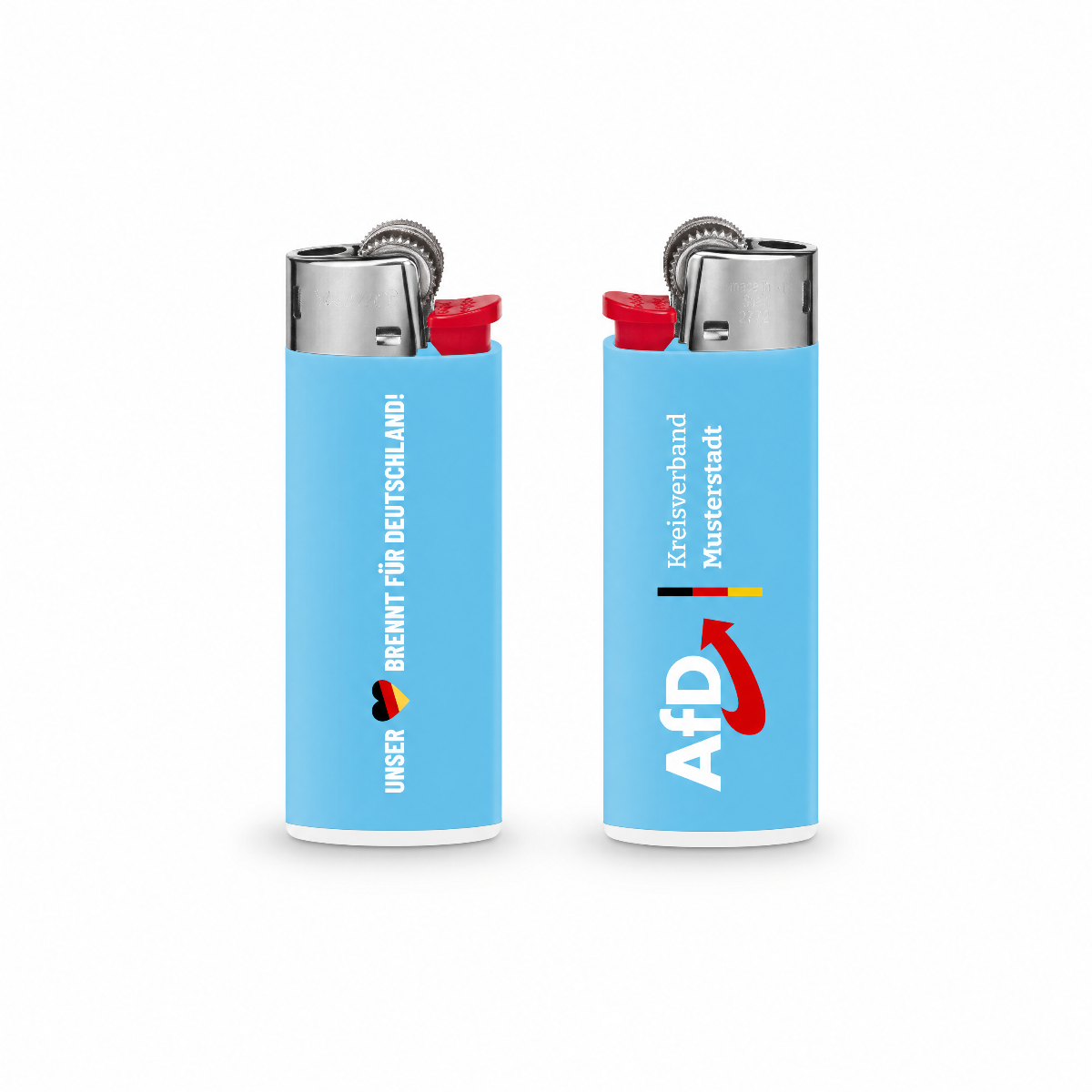 Feuerzeug BIC klein hellblau