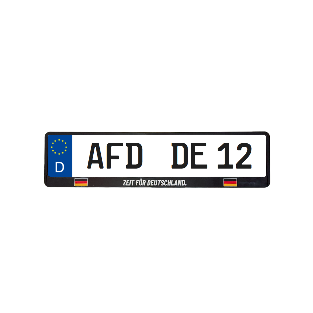 Kennzeichenhalter\u0020schwarz\u0020\u0022Zeit\u0020f\u00FCr\u0020Deutschland\u0022