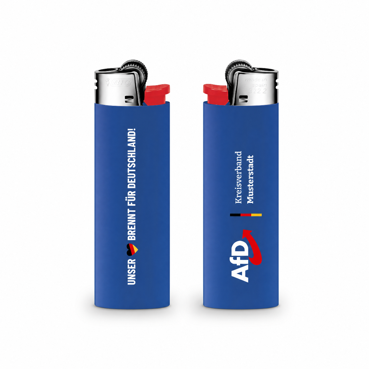 Feuerzeug BIC groß blau