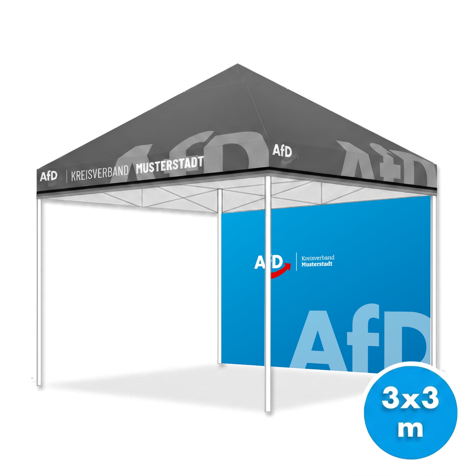 3m Seitenwand (Pavillon personalisiert)