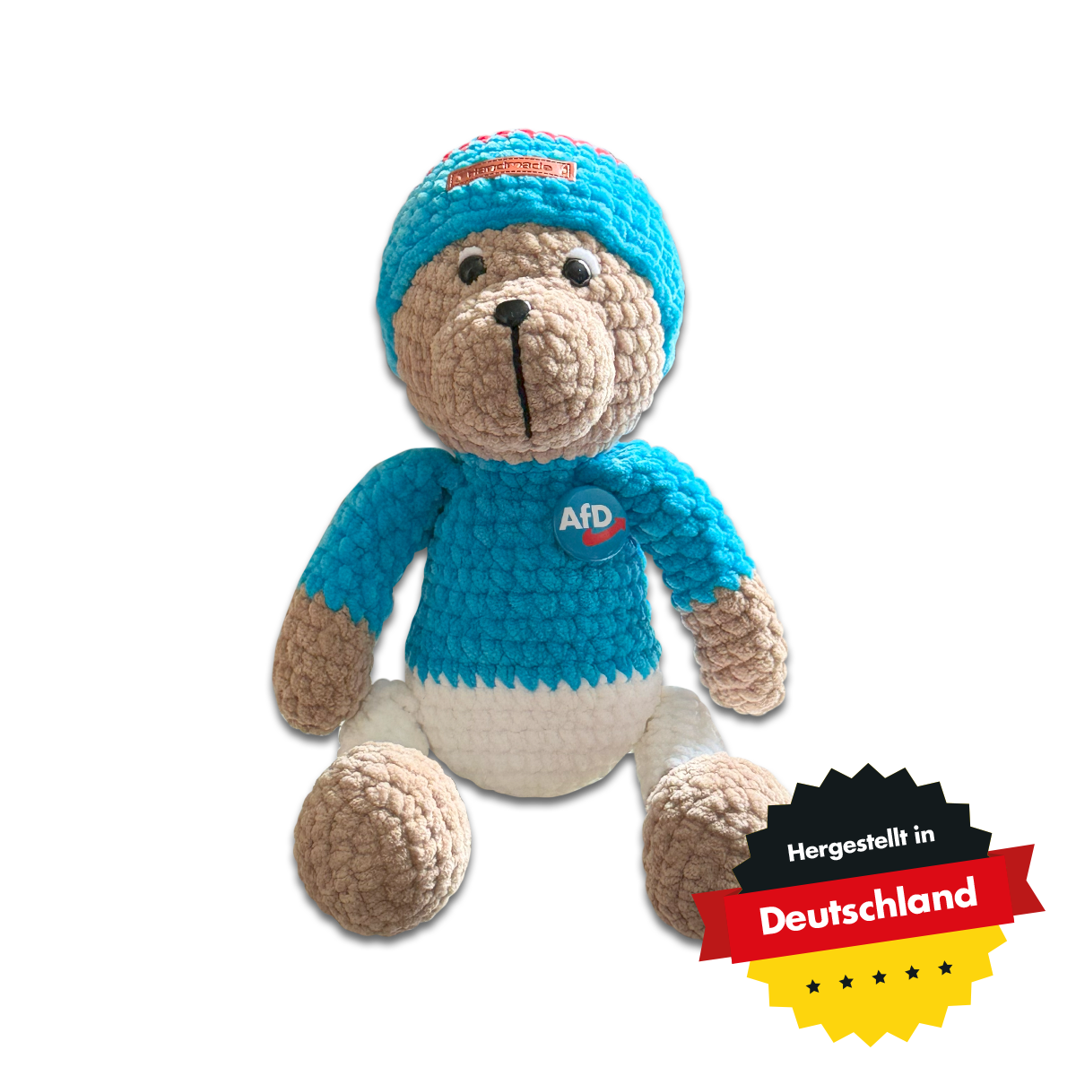 AfD\u002DTeddyb\u00E4r\u0020\u0028handgemacht\u0029 AfD\u002DTeddyb\u00E4r\u0020\u0028handgemacht\u0029
