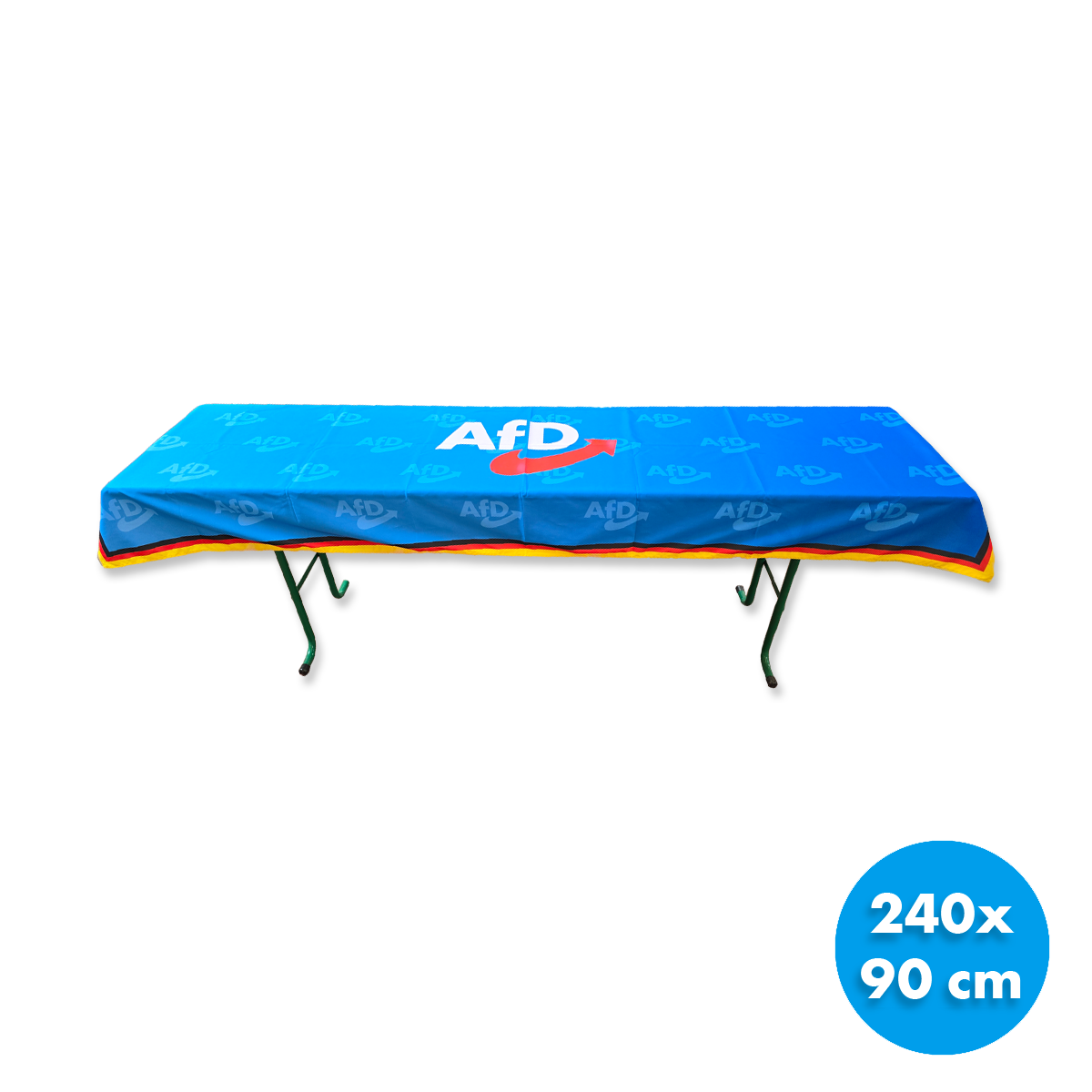 AfD-Fanshop Tischdecke für Bierzeltgarnitur