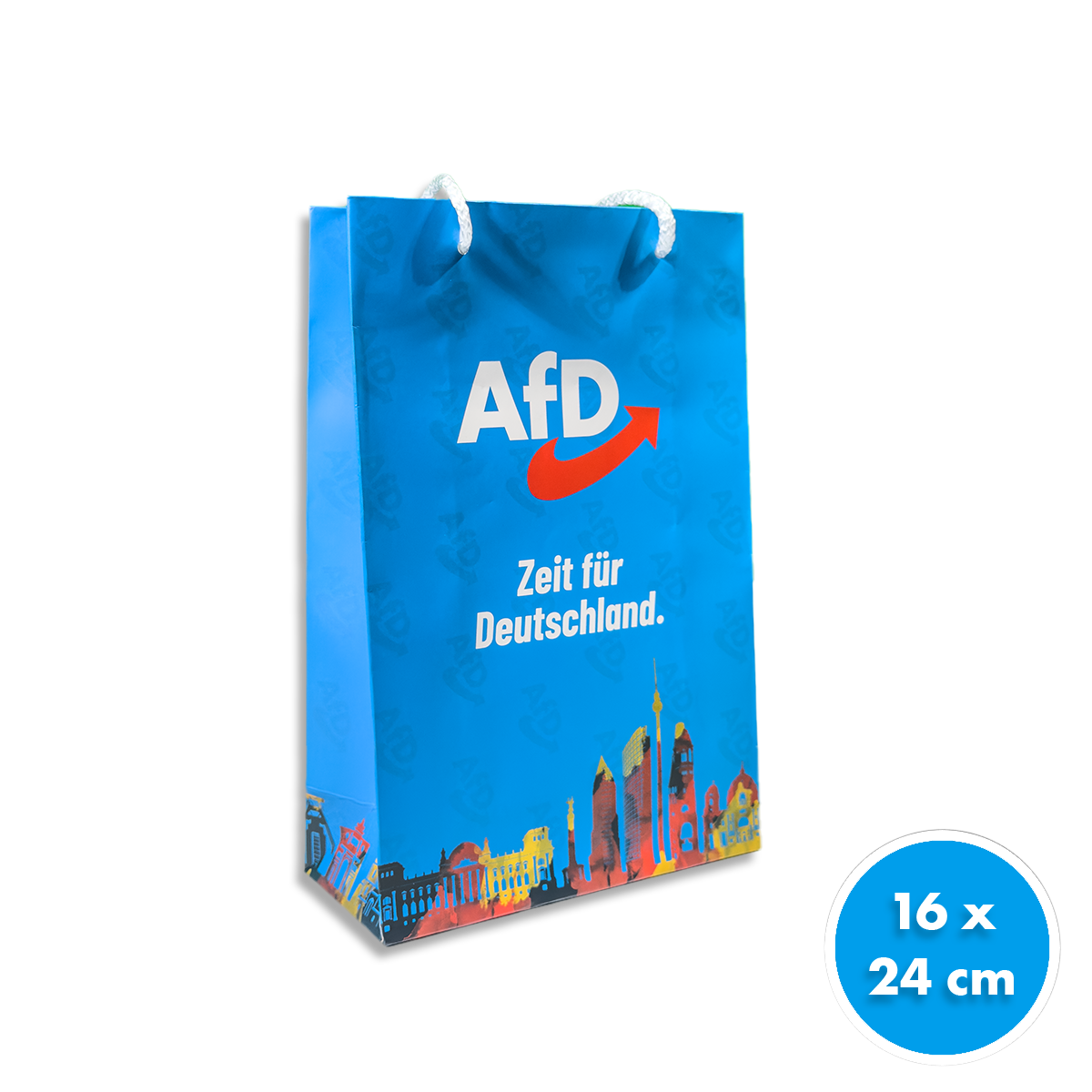 Papier-Tragetaschen "Zeit für Deutschland."