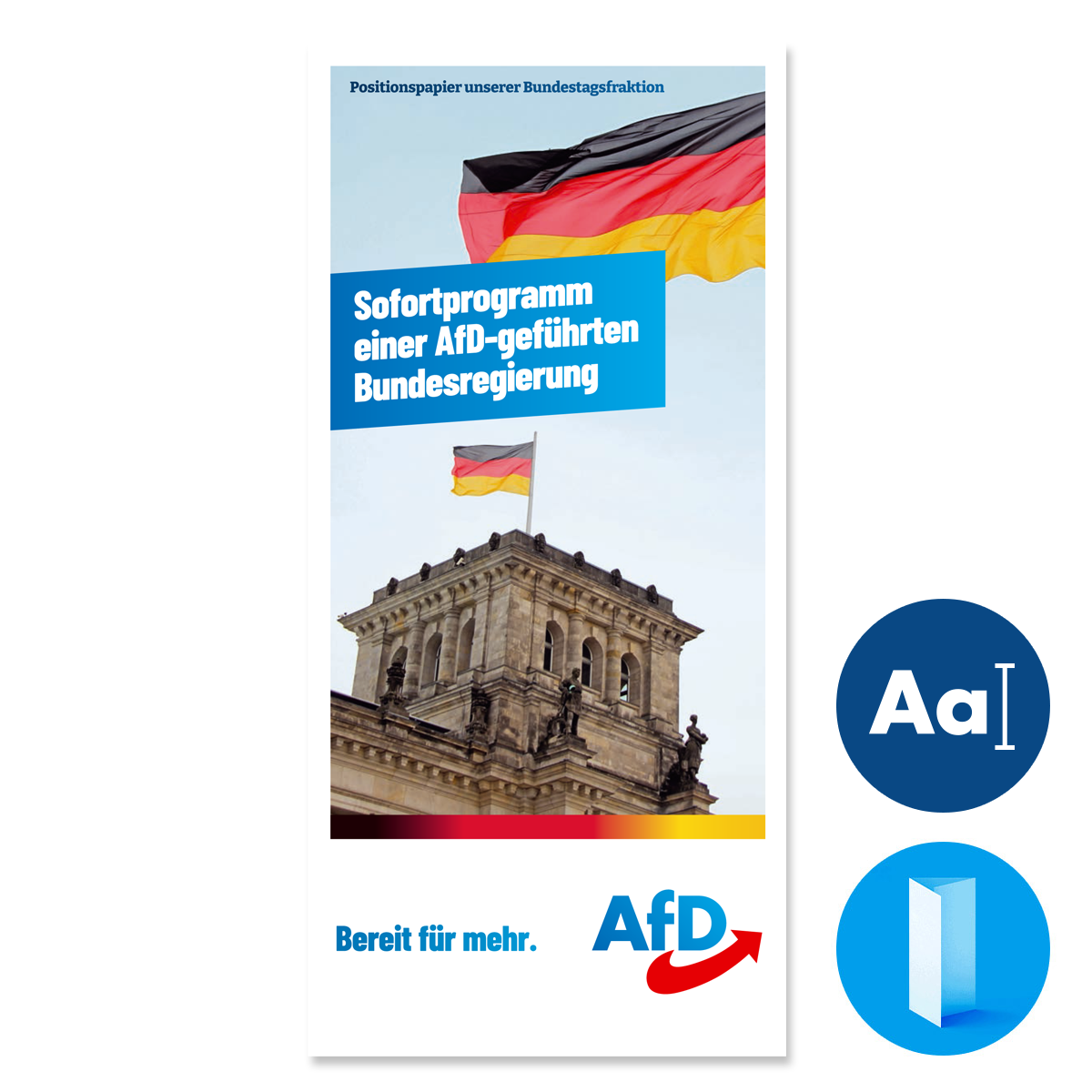 Faltblatt "Sofortmaßnahmen"